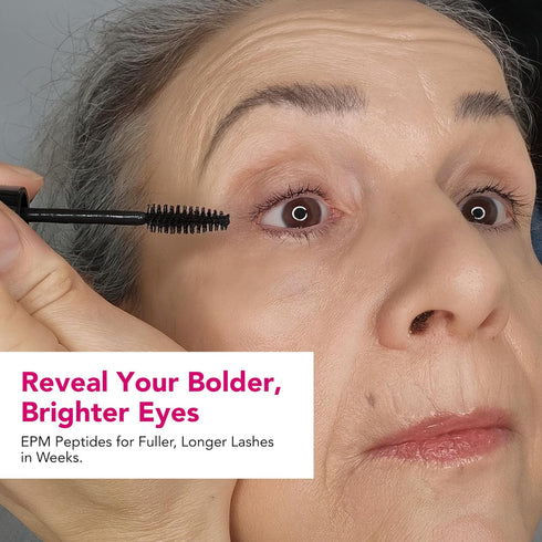 Mascara Bond (4ml) Volumizing & Lengthening Mascara with Peptide Growth Complex for Long Lashes - No Clump, No Glue