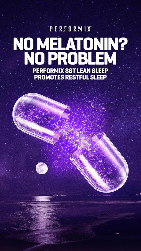PERFORMIX - SST Support Lean Sleep, Herbal Sleep Aid Supplement, Gentle Nighttime Support, 60 Veggie Capsules