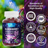 Sambucus Elderberry Immune Support Gummies - Elderberry Extract Gummy with Vitamins C, D3, Zinc, 60 Gummies