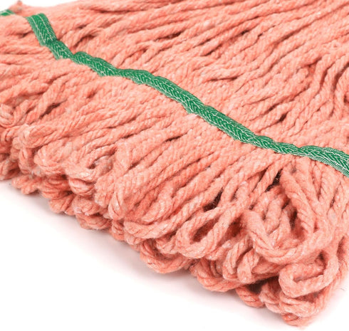 Heavy Duty Mop Head, MATTHEW CLEANING, Commercial Replacement for Floor Cleaning, Pack of 6