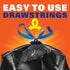 Hefty Ultra Strong 30 Gallon Trash Bags, Black Large Trash Bags, Multipurpose, Break Resistant Drawstring Closure,