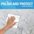 MiracleWipes for Granite & Stone, Clean, Protect, Polish Surfaces in Kitchen and Bathroom - 30 Count