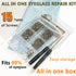 PTSLKHN Eyeglass Repair Kit with Screws, 15 Types Screws for Eyeglasses - Frame Screws, Hinge Screws, Nose Pads Screws - Essential Eye Glasses Repairing Kit Tool