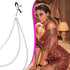 Yuanan Valentine's Day Body Chain, Clamps for Women Faux Body Jewelry, Adjustable Triple Chain Stainless Steel Decor