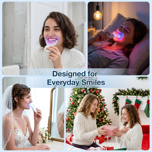 WardTai 32 3X 6 7 Teeth Whitening Kit with LED Accelerator Light, Percent Gentle Hydrogen Peroxide Gel Pens