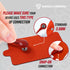Reusable Electrode Pads for TENS EMS Unit - 20 Premium Replacement Pads with Plastic Holder, Red