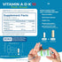 Power By Naturals ADK Vitamin Supplement: High Potency Vitamin A, D3 & K2, 10000 IU for Heart, Immune & Strength, 90