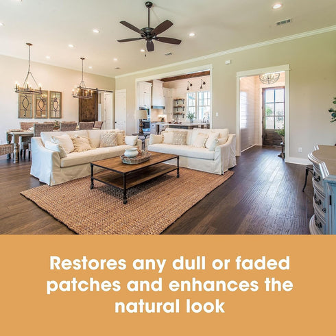 Furniture Clinic Wood Floor Maintenance Oil - Restores & Protects Oiled Wood Flooring, 17oz / 500ml