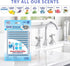 SANI 360° Sani Sticks Drain Cleaner and Deodorizer, 48 Count, Unscented Enzyme Pipe Cleaners, Safe for Sinks
