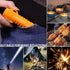 Outdoor Waterproof Lighter, Double Arc Plasma Lighter with LED Flashlight, USB Rechargeable, Windproof Flameless