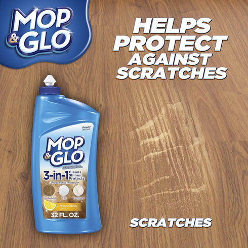 Mop & Glo 64 Oz Professional Multi-Surface Floor Cleaner, Fresh Citrus Scent
