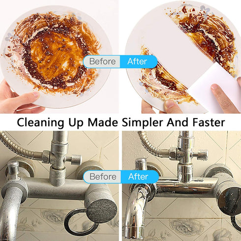 100 Pack Magic Sponge Eraser - Premium Melamine Foam for Multi-Functional Household Cleaning, No Scratch Pads
