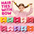 YGDZ Hair Accessories Set: 300 Elastic Rubber Bands, 150 Small Hair Ties, 100 Bands for Thin Hair, 20 Baby Hair Bows