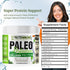Paleo Perfection Natural Grass Fed Beef Collagen Protein Powder - 300g for Men & Women w/ Apple Fiber, Carrot, Broccoli