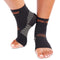 CopperJoint Foot Sleeve - Copper Infused Elastic Ankle Compression Socks for Women & Men, Foot Braces, Medium