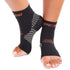 CopperJoint Foot Sleeve - Copper Infused Elastic Ankle Compression Socks for Women & Men, Foot Braces, Medium