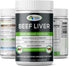 Grass Fed Beef Liver 100% Organic Sourced - Natural B12 for Energy, Iron & Vitamin A - 180 Capsules
