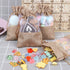 CCINEE 12PCS Burlap Drawstring Gift Bag, 5 X 7 Inch Organza Treat Bags for Jewelry, Sheer Easter Gifts Pouch