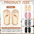 4 Pairs Detachable Microfiber Mop Slippers for Women Men, Washable Dusting Shoes for Home Office Kitchen Floor