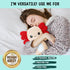 Axolotl Microwavable Unscented 1.5 lbs Heating Pad, Cute Soft Cozy Pillow Plush Heatable Warm Stuffed Animal, Kawaii
