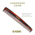 Kent F3T Handmade Dressing Table Comb for Men and Women, Fine Tooth Hair Comb for Grooming, Beard, Mustache