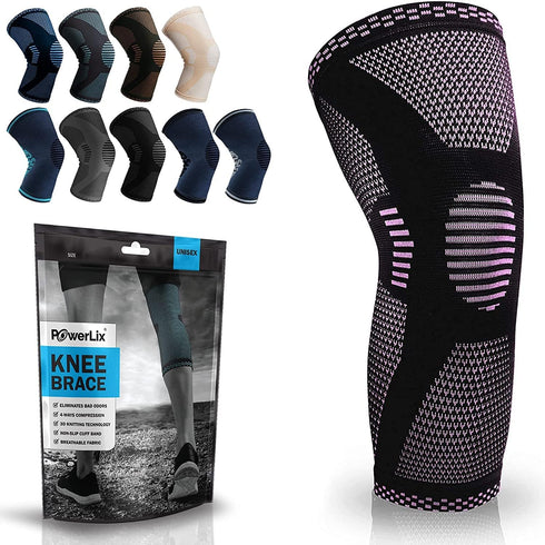 POWERLIX Leg Sleeve - Best Knee Brace for Leg Pain for Men