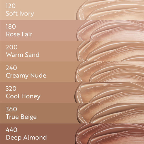 M. Asam MAGIC FINISH Supercharge Serum Foundation, Rose Fair, Moisturizing Makeup & Firming Face Serum, 1.01 Fl Oz