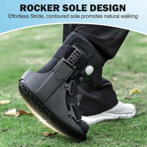 honarry Walking Boot for Broken Foot & Injuries - Lightweight Medical Boot with Anti-Slip Sole, Adjustable Straps