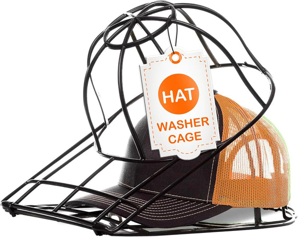 Hat Washer for Washing Machine, Baseball Cap Cleaner, Black, 1-Pack