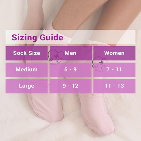 Zomaple Cold Therapy Socks for Women and Men - Ice Pack Cooling Socks for Plantar Fasciitis, Neuropathy, Arthritis