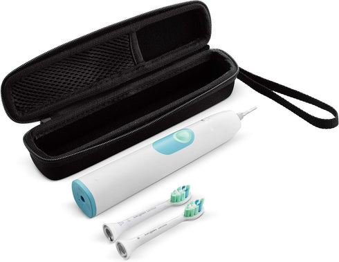 caseling Hard Toothbrush Travel Case for Philips Sonicare Protective Clean 4100, Portable Holder with Easy Grip Strap