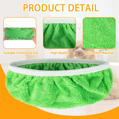 Unoutur (16PCS) Reusable Dry Sweeping Cloths Microfiber Wet Mop Pads Compatible with Swiffer Sweeper Mop Replacement