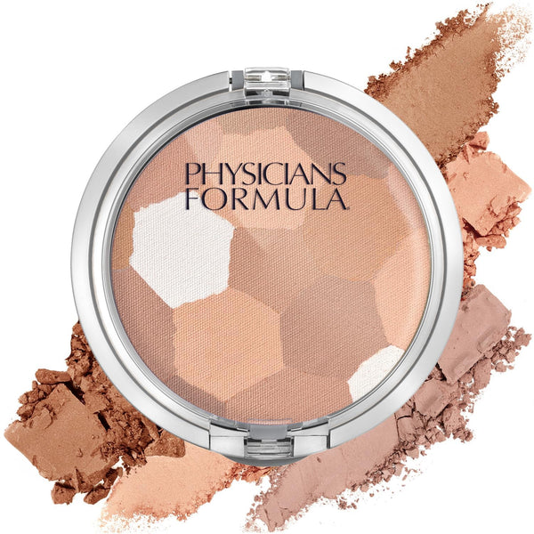 Physicians Formula Multi-Colored Setting Powder Palette - Pressed Finishing Powder, Natural Coverage, Beige