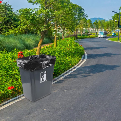 13 Gallon Black Garbage Bags - Tall Kitchen Trash Bag, 6 Rolls, 150 Bags