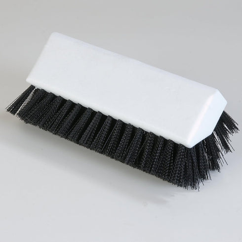 SPARTA Hi-Lo Floor Scrub Brush, 10" - Black
