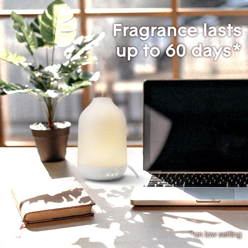 Glade Aromatherapy Diffuser & Essential Oil, Uplift Your Day Scent, Air Freshener for Home, Notes of Orange & Neroli,