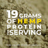 Hemp Protein Powder, Lab Tested 100% Gluten Free, Plant Based & Vegan Raw Protein Powder - Perfect for Keto Diets, Meal Replacement Shakes, Sport Pre-workout and Post Workout - 8 oz - 1 Pack