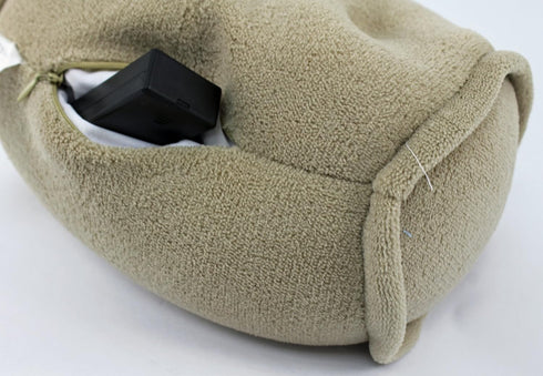 Perfect Life Ideas Small Neck Roll Pillow for Sleeping, Lumbar Roll Pillow - Vibrating Round Neck Pillow for Stress