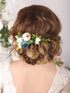 Kercisbeauty Bridal Floral Hair Pins | Wedding Pearl Hair Combs Barrette Set | Hair Accessories (Pack of 3)