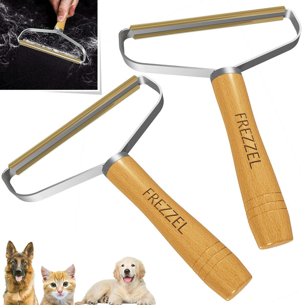 Pack of 2 Pet Hair Remover, Ultimate Tool for Dog and Cat Hair Removal from Couch, Carpet, Car Upholstery, and Clothes