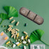 TOPPERFUN 21 Portable Medicine Organizer Box Compartments Weekly Pill Organizer Travel Compact Medicine Storage Case