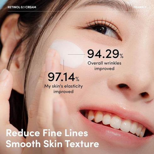 FRANKLY Retinol 0.1 Cream | Beginner Retinol for Anti-Aging, Skin Lifting & Restoration | Night Cream, 1.01 fl. oz.