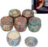Vomeko 6 PcsAroma CandlesNatural Soy Wax, Lemon, Gardenia, Vanilla, Jessamine, Rosemary, Lavender, Stress Relief, Ideal