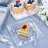DaYammi 100 Pcs Silver Glitter Dessert Plates, 6" with 50 Plastic Forks, Fancy Gold Plates for 50 Guests