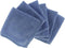 Shaxon Ultra Absorbent Microfiber Cleaning Cloths, 6 Pack, Blue, 12 x 12 Inches