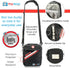 PracMedic Bags Travel Medicine Bag- First Aid Bags Empty or Epipen Carry Case for Insulin Pens, Pill Bottles, Diabetic