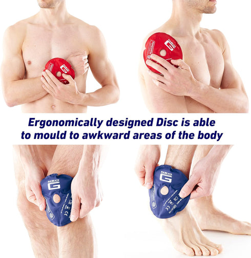 Pack Inflammation, 1 1 Neo G Hot and Cold Therapy Disc - Flexible Ice/Heat for Injuries, Muscle Joint Pain, Swelling