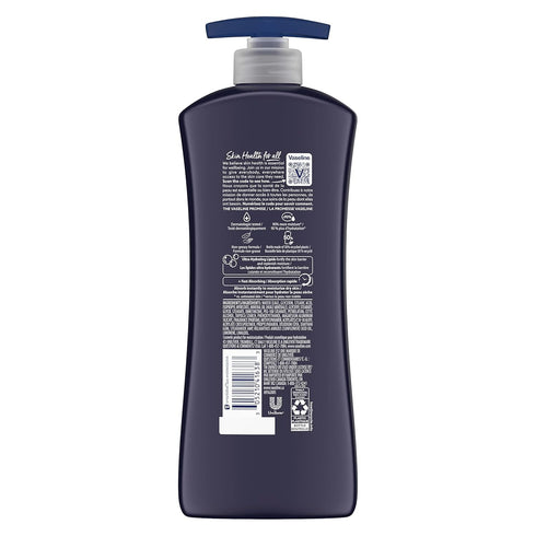 Vaseline Men's Healing Moisture Hand & Body Lotion For Dry or Cracked Skin Fast Absorbing Non-Greasy Lotion for Men 20.3 oz, Pack of 3