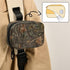 Ollabaky 7 Vintage Camo Pill Case, Weekly Portable Pill Bag Container Days Pill Box Organizer Vitamin Supplement Holder
