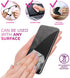 Premium Microfiber Cleaning Cloth, 12x12 in, Extra Soft Lint Free Cloths for Eyeglasses & Glass (6 Large, Black)